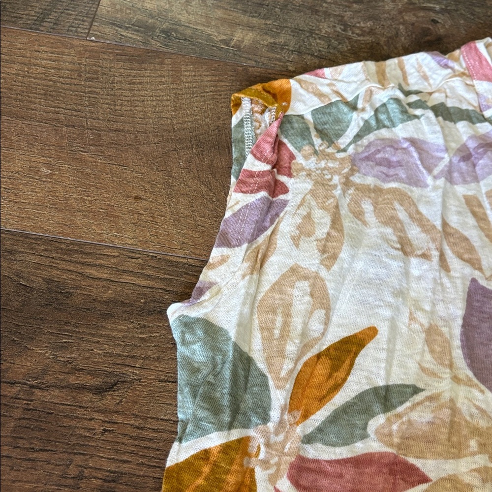 Nicole Miller Linen Top - Picture 3 of 4